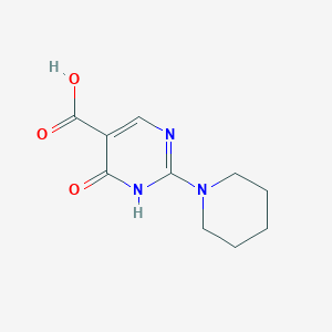 4-Hydroxy-2-(piperidin-1-yl)pyrimidine-5-carboxylic acid - 1023815-72-6