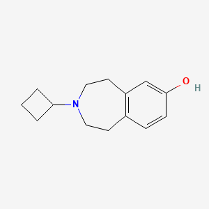 3-Cyclobutyl-2,3,4,5-tetrahydro-1H-benzo[D]azepin-7-OL - 720689-55-4
