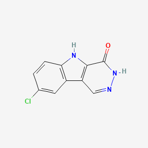 8-chloro-3,5-dihydro-4H-pyridazino[4,5-b]indol-4-one - 1955519-59-1