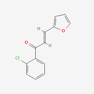 (2E)-1-(2-chlorophenyl)-3-(furan-2-yl)prop-2-en-1-one - 1220995-32-3