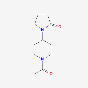 1-(1-Acetylpiperidin-4-yl)pyrrolidin-2-one - 1421506-09-3
