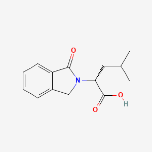 (2R)-4-methyl-2-(1-oxo-2,3-dihydro-1H-isoindol-2-yl)pentanoic acid - 1217838-84-0