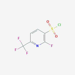 2-Fluoro-6-(trifluoromethyl)pyridine-3-sulfonyl chloride - 2091260-66-9
