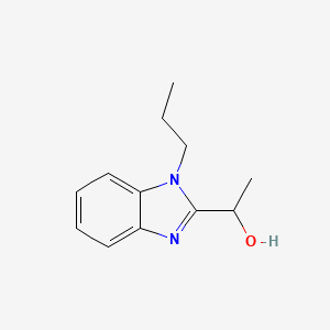 1-(1-propyl-1H-benzo[d]imidazol-2-yl)ethanol - 305347-51-7
