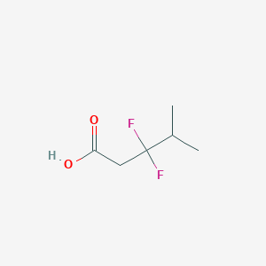 3,3-Difluoro-4-methylpentanoic acid - 1550969-56-6