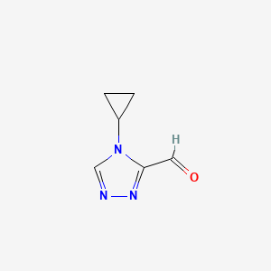 4-Cyclopropyl-4H-1,2,4-triazole-3-carbaldehyde - 1552459-54-7