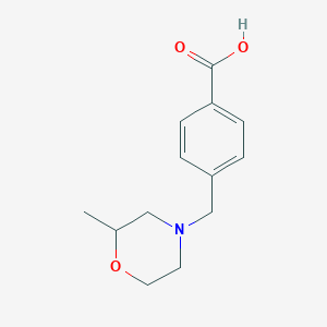 4-[(2-Methylmorpholin-4-yl)methyl]benzoic acid - 926230-52-6