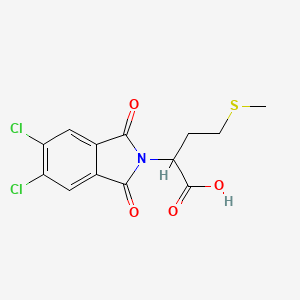 2-(5,6-dichloro-1,3-dioxo-1,3-dihydro-2H-isoindol-2-yl)-4-(methylsulfanyl)butanoic acid - 332382-84-0