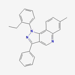 1-(2-ethylphenyl)-7-methyl-3-phenyl-1H-pyrazolo[4,3-c]quinoline - 901247-93-6