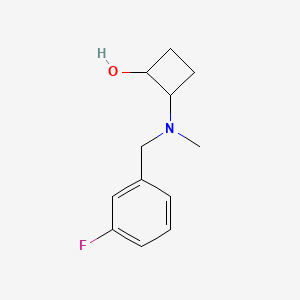 2-{[(3-Fluorophenyl)methyl](methyl)amino}cyclobutan-1-ol - 2152355-84-3