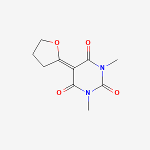 1,3-Dimethyl-5-(oxolan-2-ylidene)-1,3-diazinane-2,4,6-trione - 238753-35-0