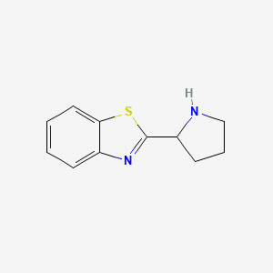 2-Pyrrolidin-2-yl-benzothiazole - 359804-21-0