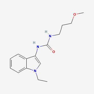 1-(1-ethyl-1H-indol-3-yl)-3-(3-methoxypropyl)urea - 941908-34-5