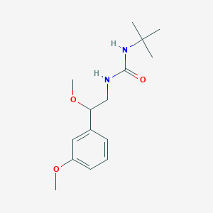 3-tert-butyl-1-[2-methoxy-2-(3-methoxyphenyl)ethyl]urea - 1797899-94-5