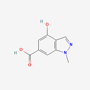 4-hydroxy-1-methyl-1H-indazole-6-carboxylic acid - 1556216-36-4
