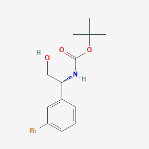 (R)-tert-Butyl (1-(3-bromophenyl)-2-hydroxyethyl)carbamate - 380610-92-4