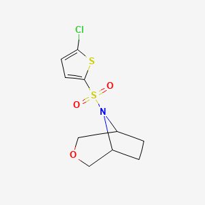 (1R,5S)-8-((5-chlorothiophen-2-yl)sulfonyl)-3-oxa-8-azabicyclo[3.2.1]octane - 1396862-67-1