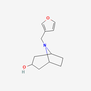8-[(furan-3-yl)methyl]-8-azabicyclo[3.2.1]octan-3-ol - 1552960-94-7