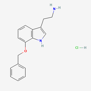 2-(7-Phenylmethoxy-1H-indol-3-yl)ethanamine;hydrochloride - 1087761-52-1