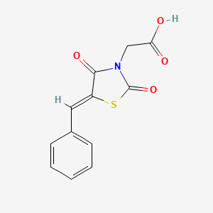 (5-Benzylidene-2,4-dioxo-1,3-thiazolidin-3-yl)acetic acid - 1810709-81-9