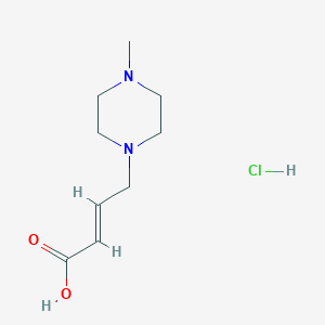 (E)-4-(4-Methylpiperazin-1-yl)but-2-enoic acid hydrochloride - 1472802-56-4