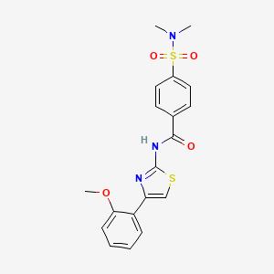 4-(dimethylsulfamoyl)-N-[4-(2-methoxyphenyl)-1,3-thiazol-2-yl]benzamide - 325977-80-8