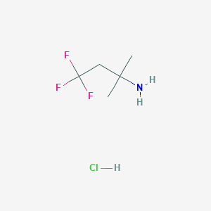 4,4,4-Trifluoro-2-methylbutan-2-amine hydrochloride - 93339-72-1