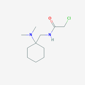 2-chloro-N-{[1-(dimethylamino)cyclohexyl]methyl}acetamide - 793727-78-3
