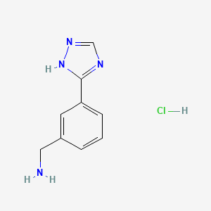 [3-(4H-1,2,4-triazol-3-yl)phenyl]methanamine hydrochloride - 1311313-97-9
