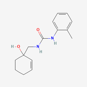 1-[(1-Hydroxycyclohex-2-en-1-yl)methyl]-3-(2-methylphenyl)urea - 2097936-16-6
