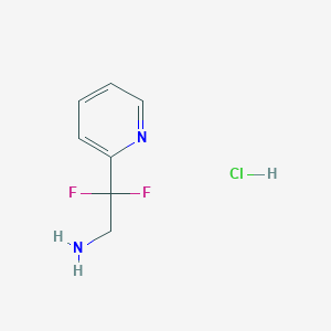 2,2-Difluoro-2-(2-pyridyl)ethanamine;hydrochloride - 2368870-29-3