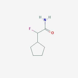 2-Cyclopentyl-2-fluoroacetamide - 1889644-81-8