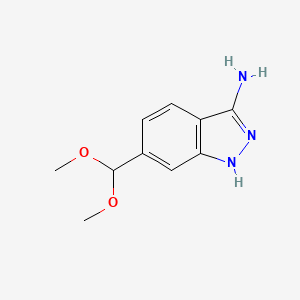 6-(Dimethoxymethyl)-1H-indazol-3-amine - 1864051-92-2