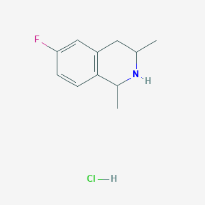 6-Fluoro-1,3-dimethyl-1,2,3,4-tetrahydroisoquinoline hydrochloride - 1427379-07-4