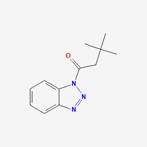 1-(1H-1,2,3-Benzotriazol-1-yl)-3,3-dimethylbutan-1-one - 55889-34-4