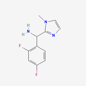 (2,4-difluorophenyl)(1-methyl-1H-imidazol-2-yl)methanamine - 1249710-14-2