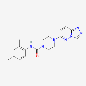 4-([1,2,4]triazolo[4,3-b]pyridazin-6-yl)-N-(2,4-dimethylphenyl)piperazine-1-carboxamide - 1058237-07-2