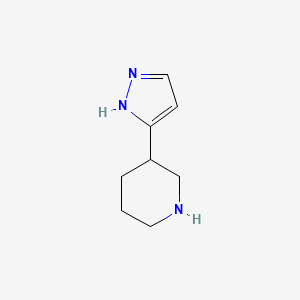 3-(1H-pyrazol-5-yl)piperidine - 51747-03-6; 774479-26-4