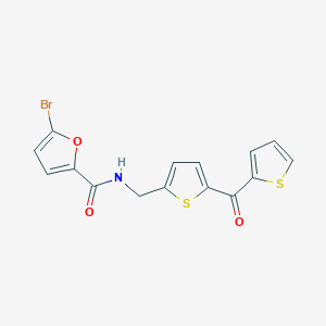 5-BROMO-N-{[5-(THIOPHENE-2-CARBONYL)THIOPHEN-2-YL]METHYL}FURAN-2-CARBOXAMIDE - 1421506-51-5