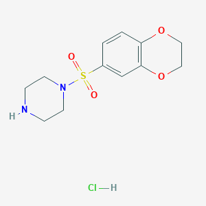 1-(2,3-Dihydro-1,4-benzodioxine-6-sulfonyl)piperazine hydrochloride - 95591-80-3
