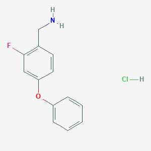 (2-Fluoro-4-phenoxyphenyl)methanamine;hydrochloride - 2361634-04-8