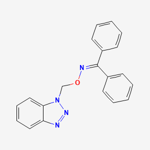(1H-1,2,3-Benzotriazol-1-ylmethoxy)(diphenylmethylidene)amine - 145904-38-7