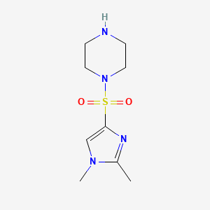 1-[(1,2-dimethyl-1H-imidazol-4-yl)sulfonyl]piperazine - 893727-64-5