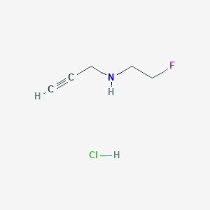 (2-Fluoroethyl)(prop-2-yn-1-yl)amine hydrochloride - 2241130-07-2