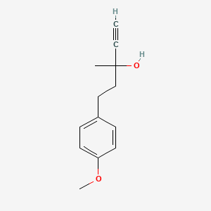 5-(4-Methoxyphenyl)-3-methylpent-1-yn-3-ol - 591760-05-3
