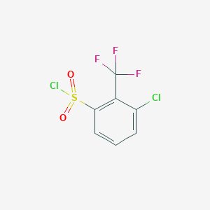 3-Chloro-2-(trifluoromethyl)benzene-1-sulfonyl chloride - 1214340-24-5