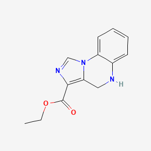 Ethyl 4,5-dihydroimidazo[1,5-a]quinoxaline-3-carboxylate - 148858-09-7