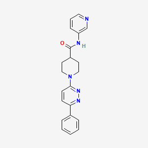 1-(6-phenylpyridazin-3-yl)-N-(pyridin-3-yl)piperidine-4-carboxamide - 1105217-05-7