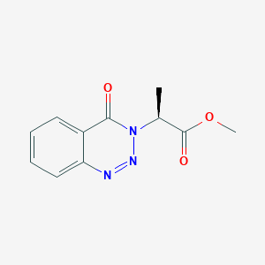 methyl (2S)-2-(4-oxo-1,2,3-benzotriazin-3(4H)-yl)propanoate - 646524-72-3