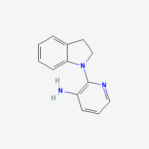 2-(2,3-dihydro-1H-indol-1-yl)pyridin-3-amine - 1322604-53-4